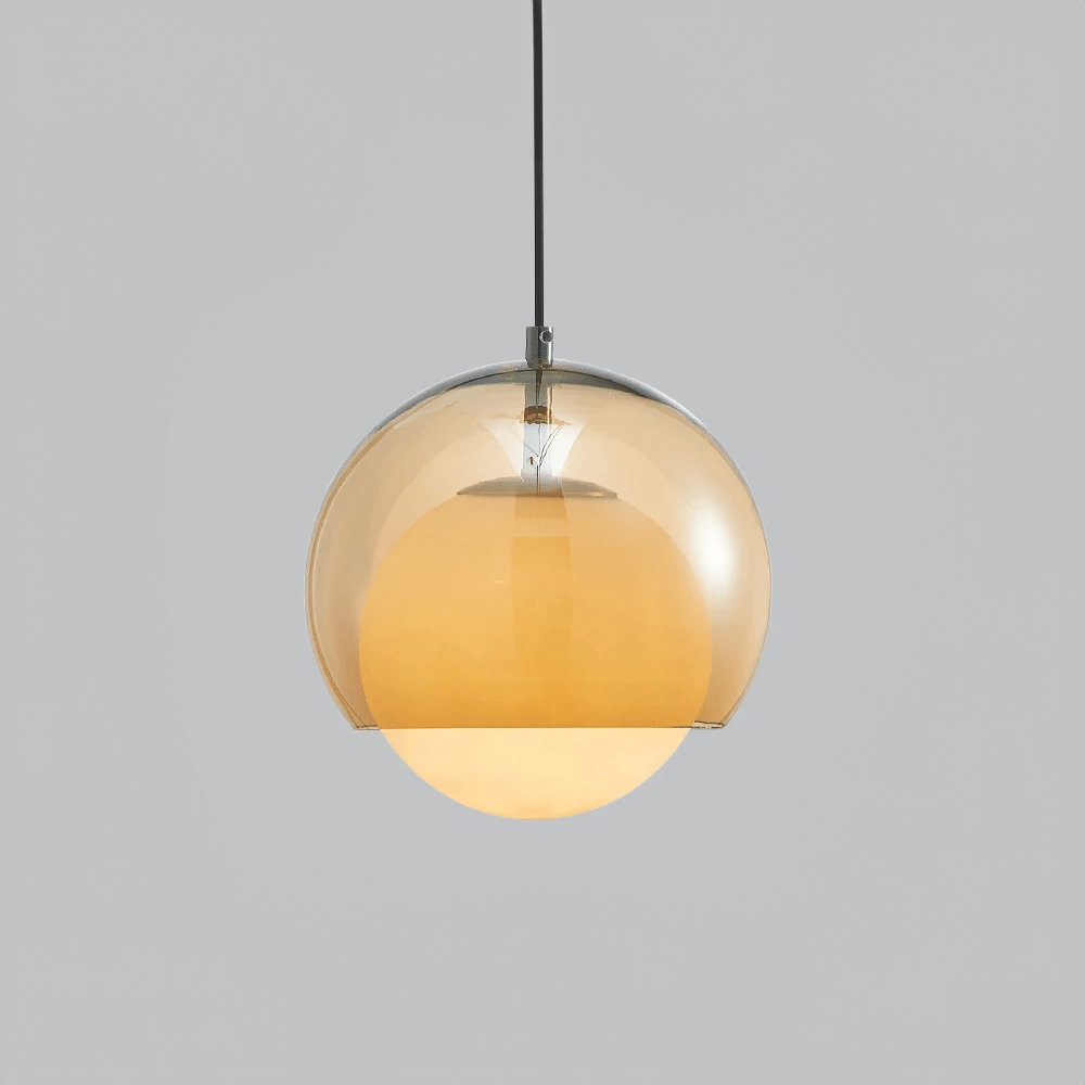 Orbia Glass Pendant Light – Modern Minimalist Globe