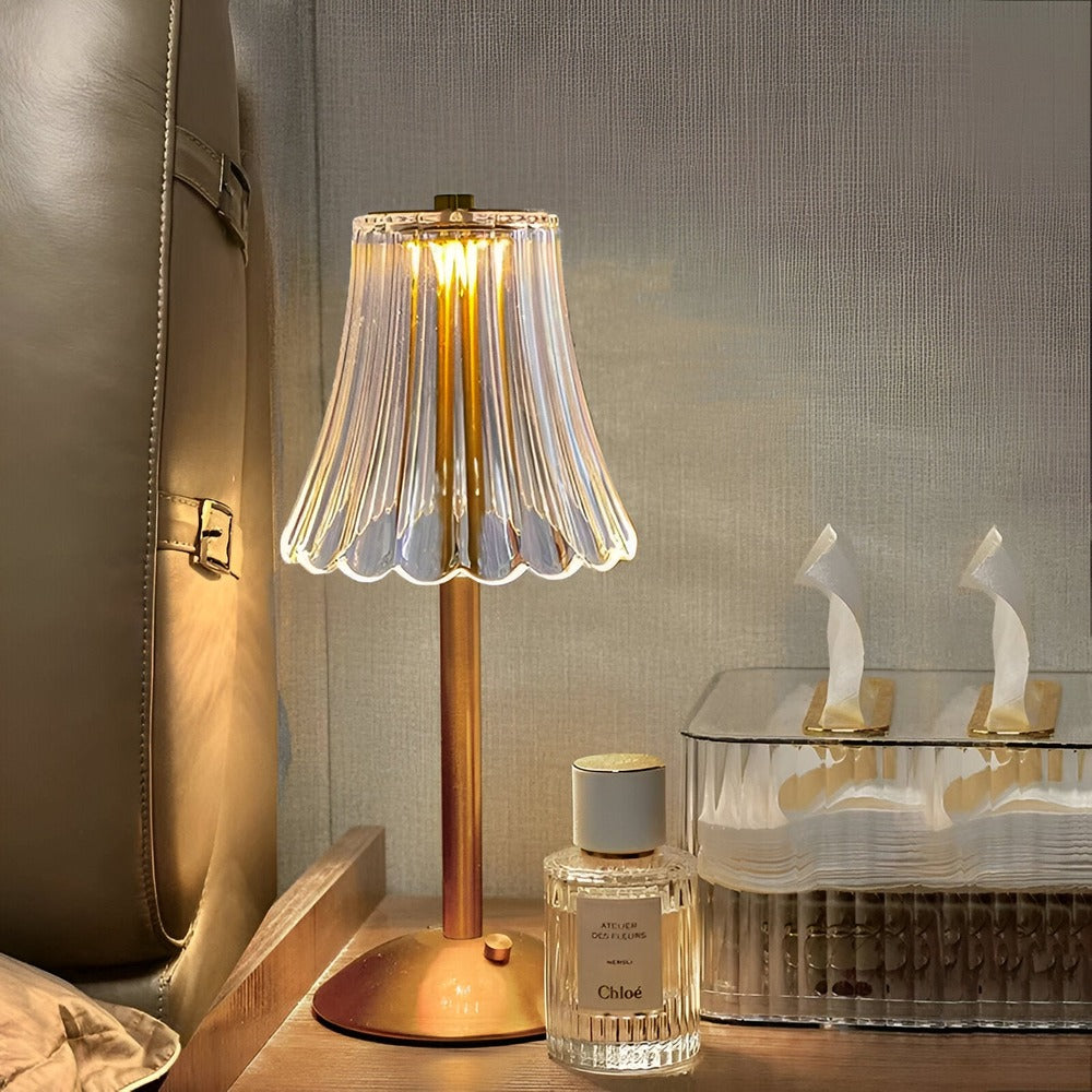 Lunora – Vintage Cordless Table Lamp with Adjustable Glow