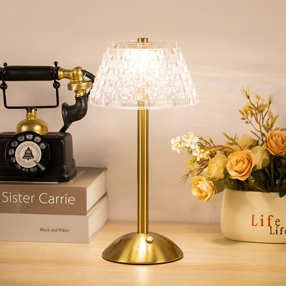 Lunora – Vintage Cordless Table Lamp with Adjustable Glow