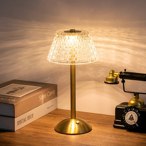 Lunora – Vintage Cordless Table Lamp with Adjustable Glow